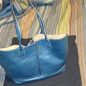 Frye Lucy Tote in Blue
